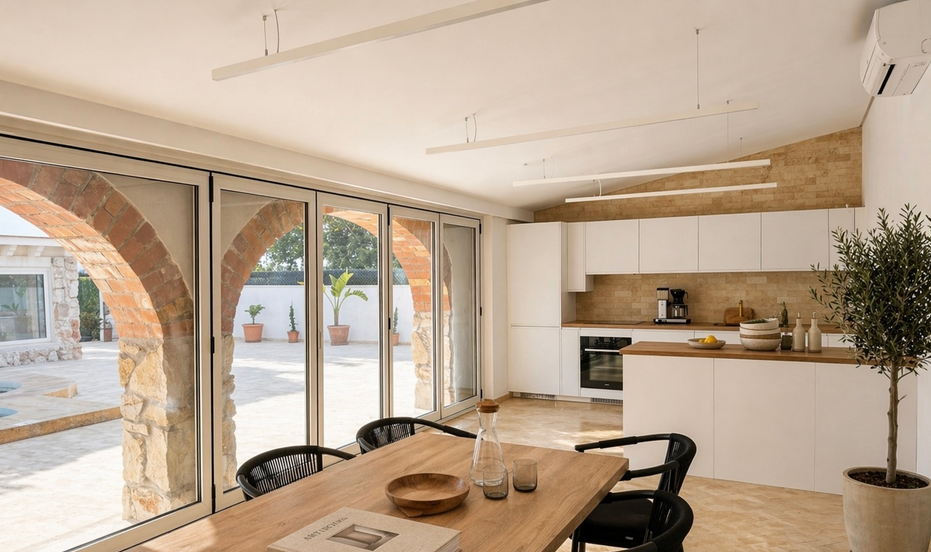 Fully equipped kitchen